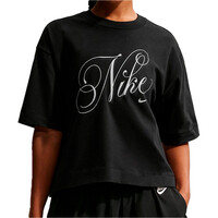 Nike camiseta manga corta mujer W NSW SS TEE BOXY SCRIPT vista frontal