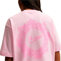 Nike camiseta manga corta mujer W NSW SS TEE OS JDI SCRIPT vista detalle