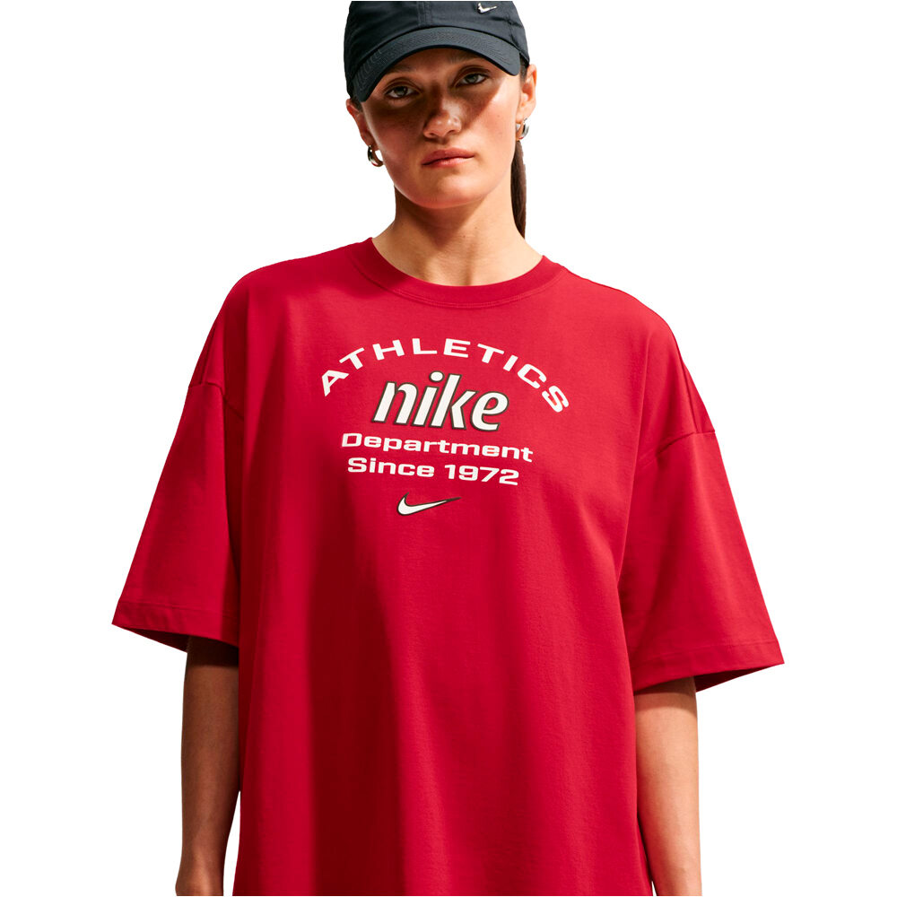 Nike camiseta manga corta mujer W NSW X TRNG SS TEE OS vista detalle