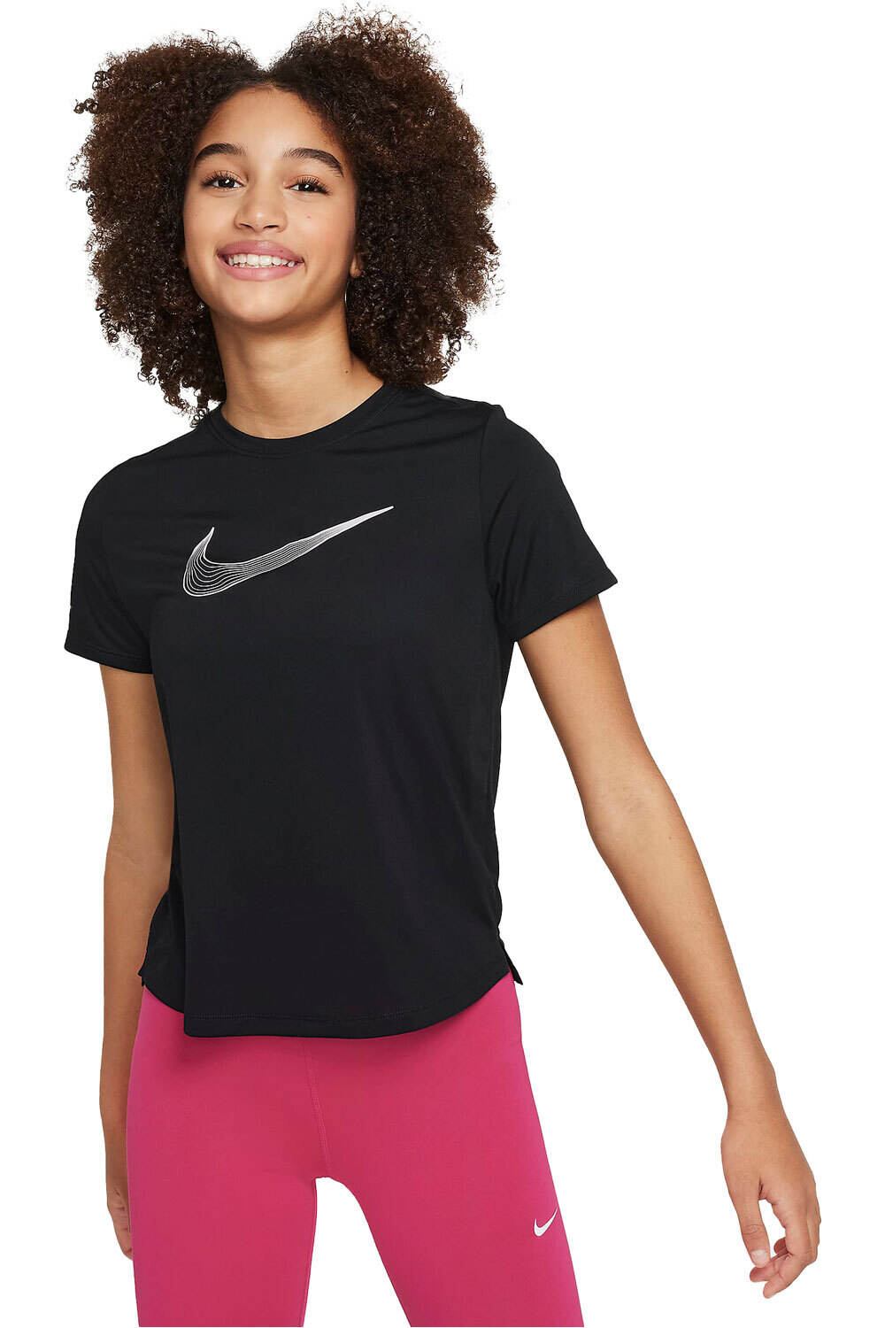 Nike camiseta manga corta niña G NK DF ONE SS TOP GX vista frontal