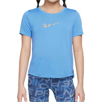 Nike camiseta manga corta niña G NK DF ONE SS TOP SPORT VNR vista frontal