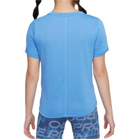 Nike camiseta manga corta niña G NK DF ONE SS TOP SPORT VNR vista trasera