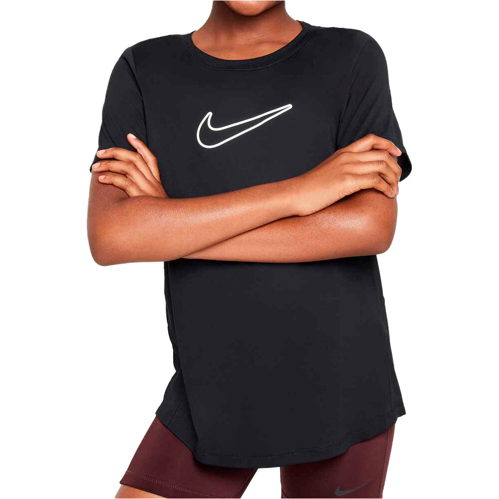 Nike camiseta manga corta niña G NK DF ONE STD SS TOP HBR vista frontal