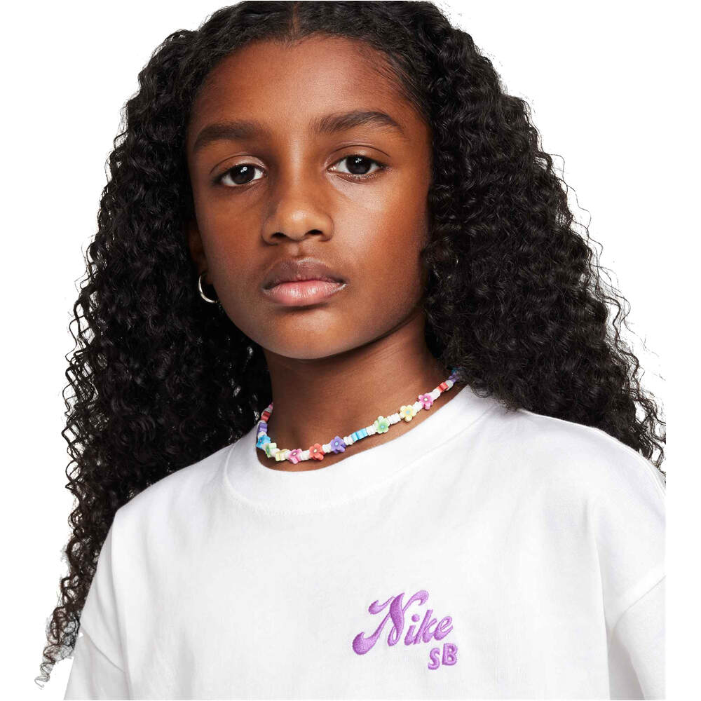 Nike camiseta manga corta niña G NK SB TEE BOXY vista detalle