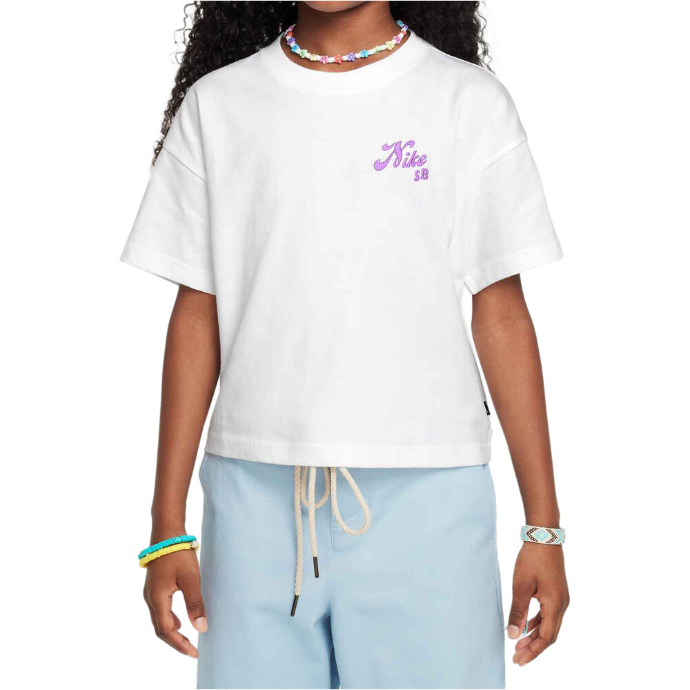 Nike camiseta manga corta niña G NK SB TEE BOXY vista frontal