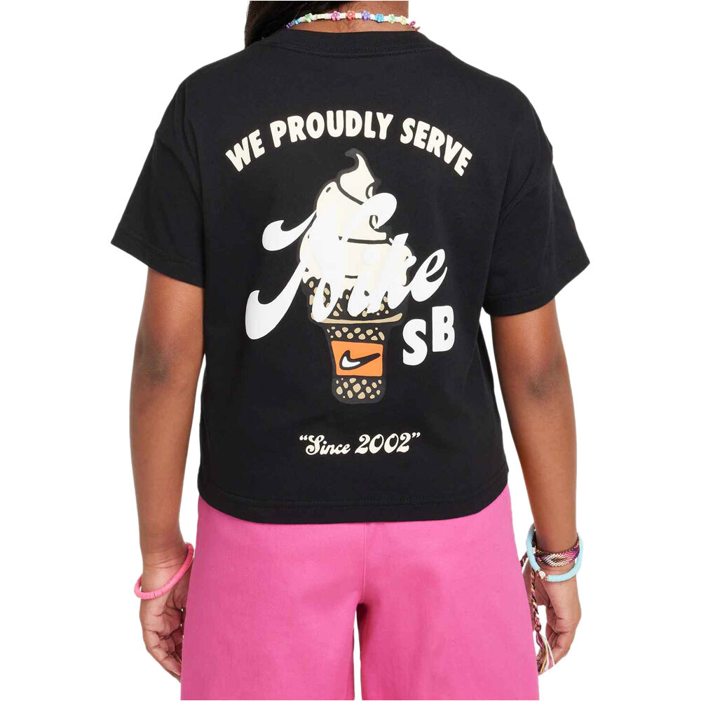 Nike camiseta manga corta niña G NK SB TEE BOXY vista trasera