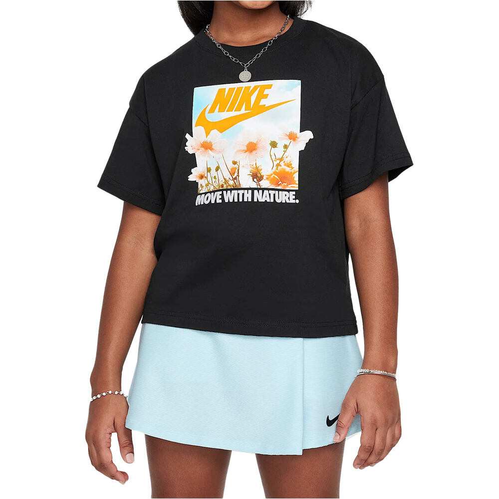 Nike camiseta manga corta niña G NSW PHOTO TEE vista frontal