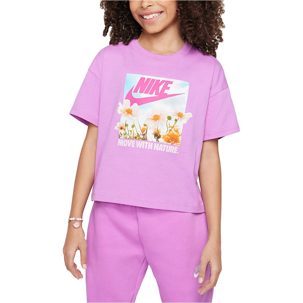 Nike camiseta manga corta niña G NSW PHOTO TEE vista frontal