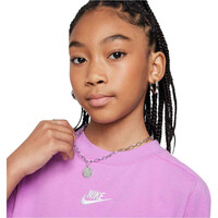 Nike camiseta manga corta niña G NSW SS TOP JSY LBR vista detalle