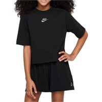 Nike camiseta manga corta niña G NSW SS TOP JSY LBR vista frontal