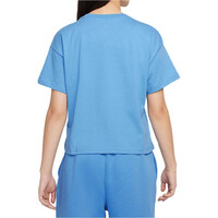 Nike camiseta manga corta niña G NSW TEE BOXY ESSNTL LBR vista trasera