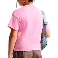 Nike camiseta manga corta niña G NSW TEE BOXY ESSNTL LBR vista trasera