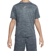 Nike camiseta manga corta niño B NK DF MULTI SS  TOP LBR HTHR vista frontal