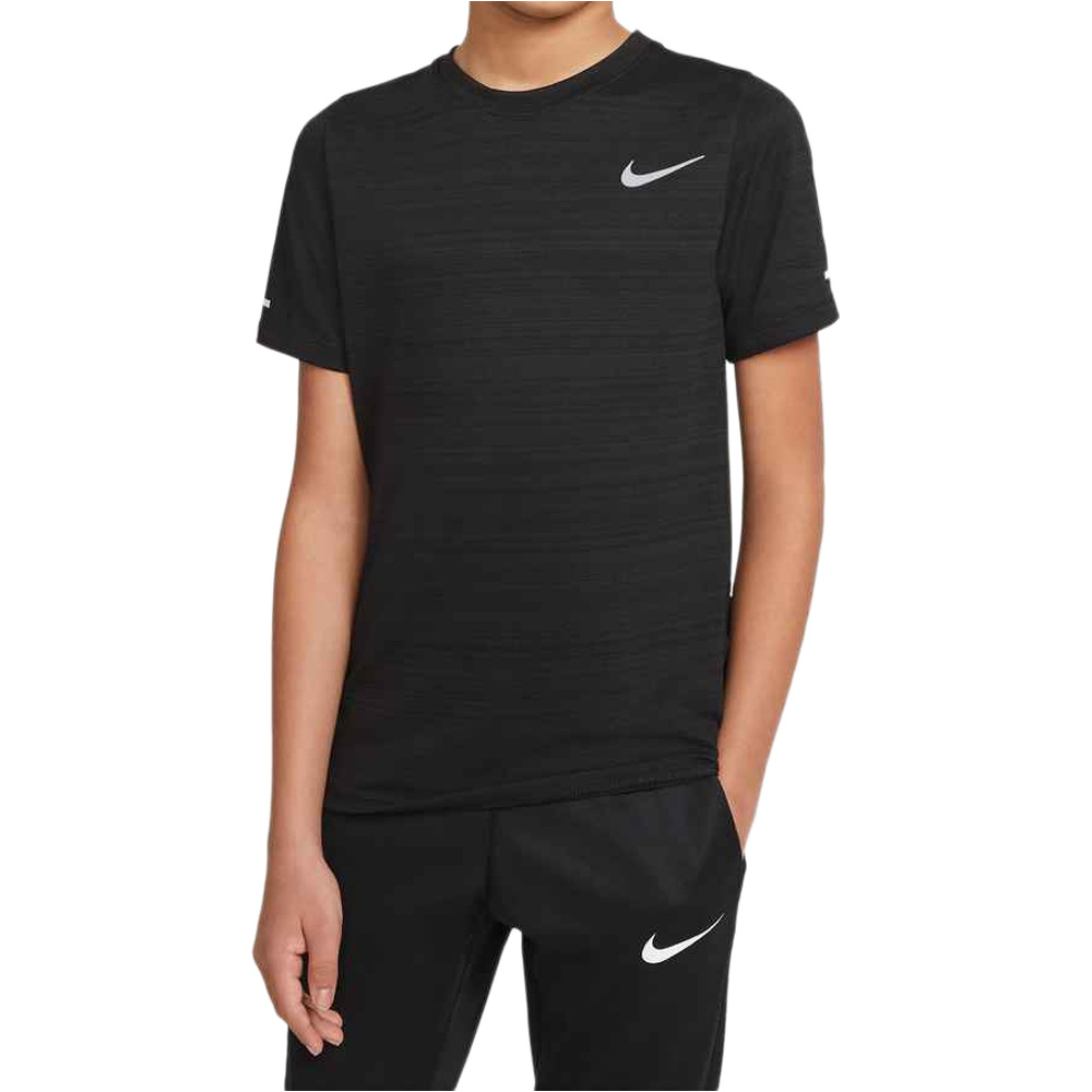 Nike camiseta manga corta niño B NK DF SS MILER TOP vista frontal