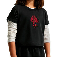 Nike camiseta manga corta niño G NSW TEE OC MOD CROP vista frontal