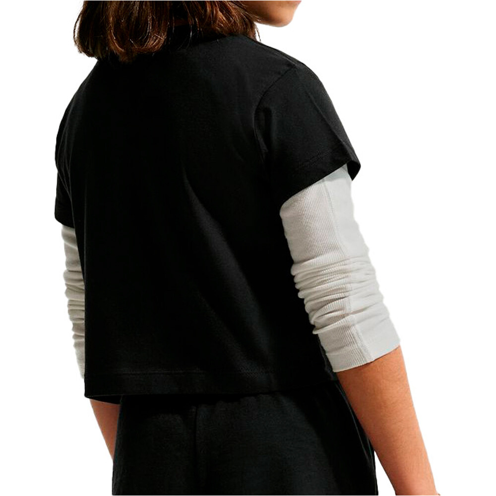 Nike camiseta manga corta niño G NSW TEE OC MOD CROP vista trasera