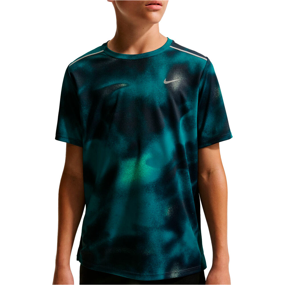 Nike camiseta manga corta niño K NK DF MILER SS TOP NOVELTY vista detalle