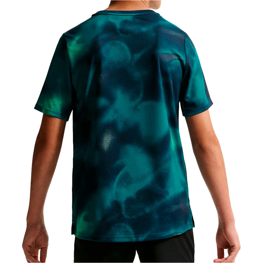 Nike camiseta manga corta niño K NK DF MILER SS TOP NOVELTY vista trasera