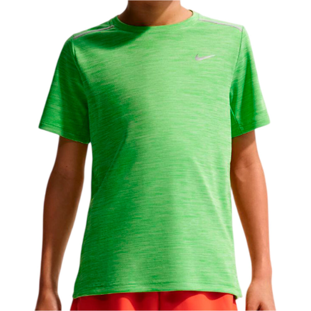 Nike camiseta manga corta niño K NK DF MILER SS TOP vista frontal