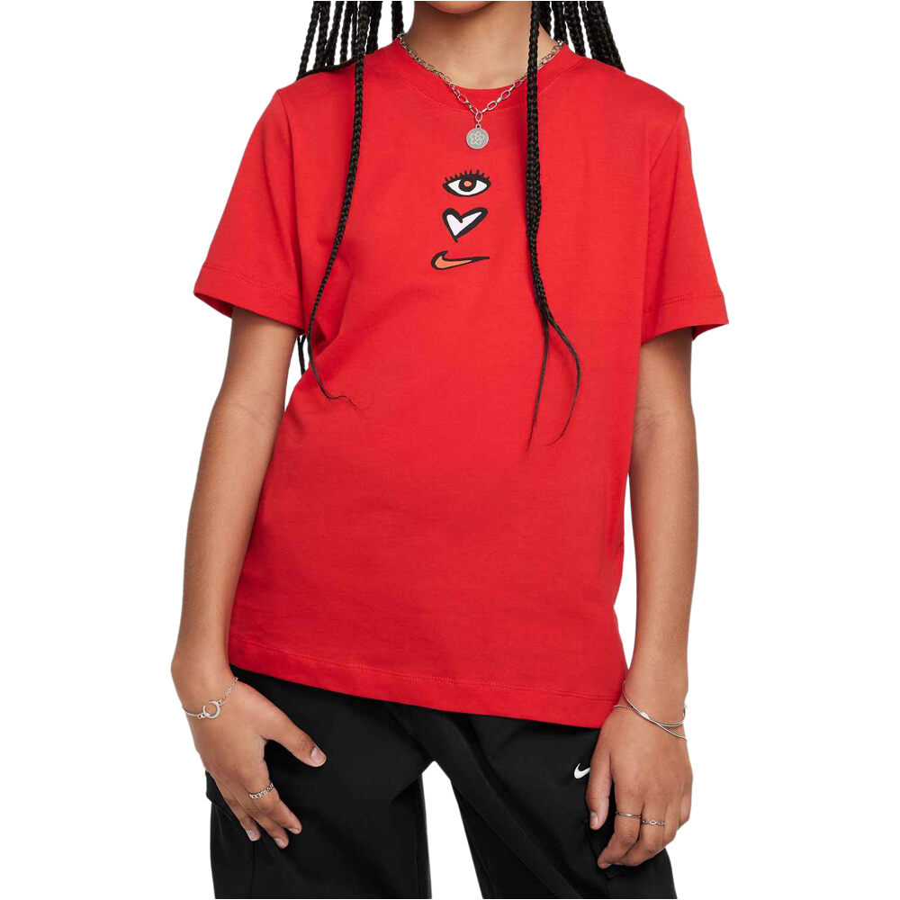 Nike camiseta manga corta niño K NSW TEE BE MINE vista frontal