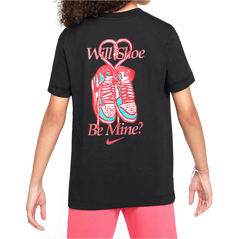 Nike camiseta manga corta niño K NSW TEE BE MINE vista trasera