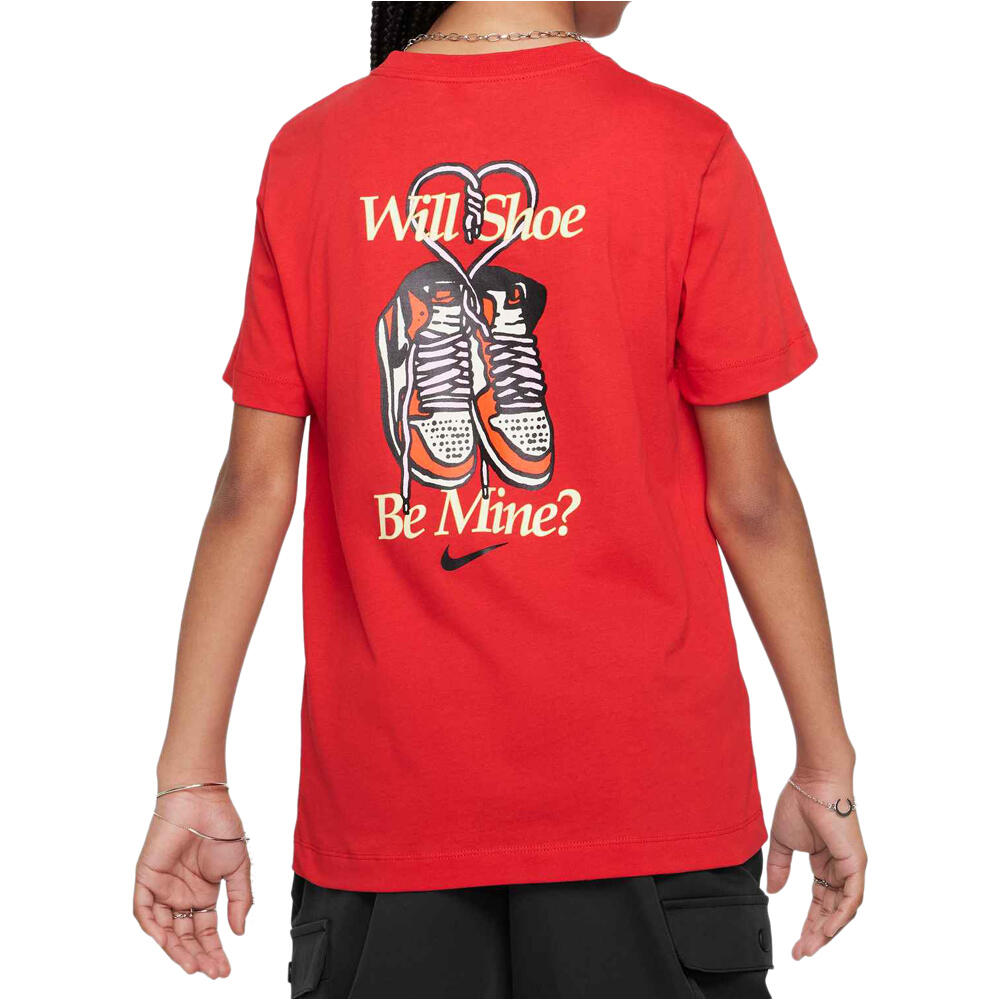 Nike camiseta manga corta niño K NSW TEE BE MINE vista trasera