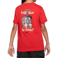 Nike camiseta manga corta niño K NSW TEE BE MINE vista trasera