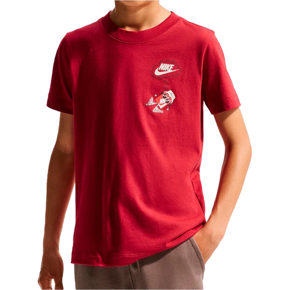 Nike camiseta manga corta niño K NSW TEE BOXY 3 vista frontal