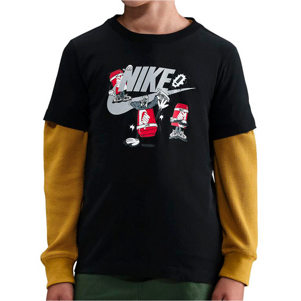 Nike camiseta manga corta niño K NSW TEE BOXY BREAK DANCE vista frontal