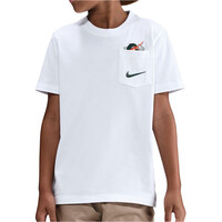 Nike camiseta manga corta niño K NSW TEE BOXY PKT vista frontal