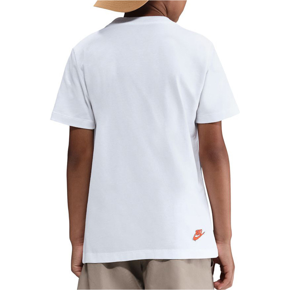 Nike camiseta manga corta niño K NSW TEE BOXY PKT vista trasera