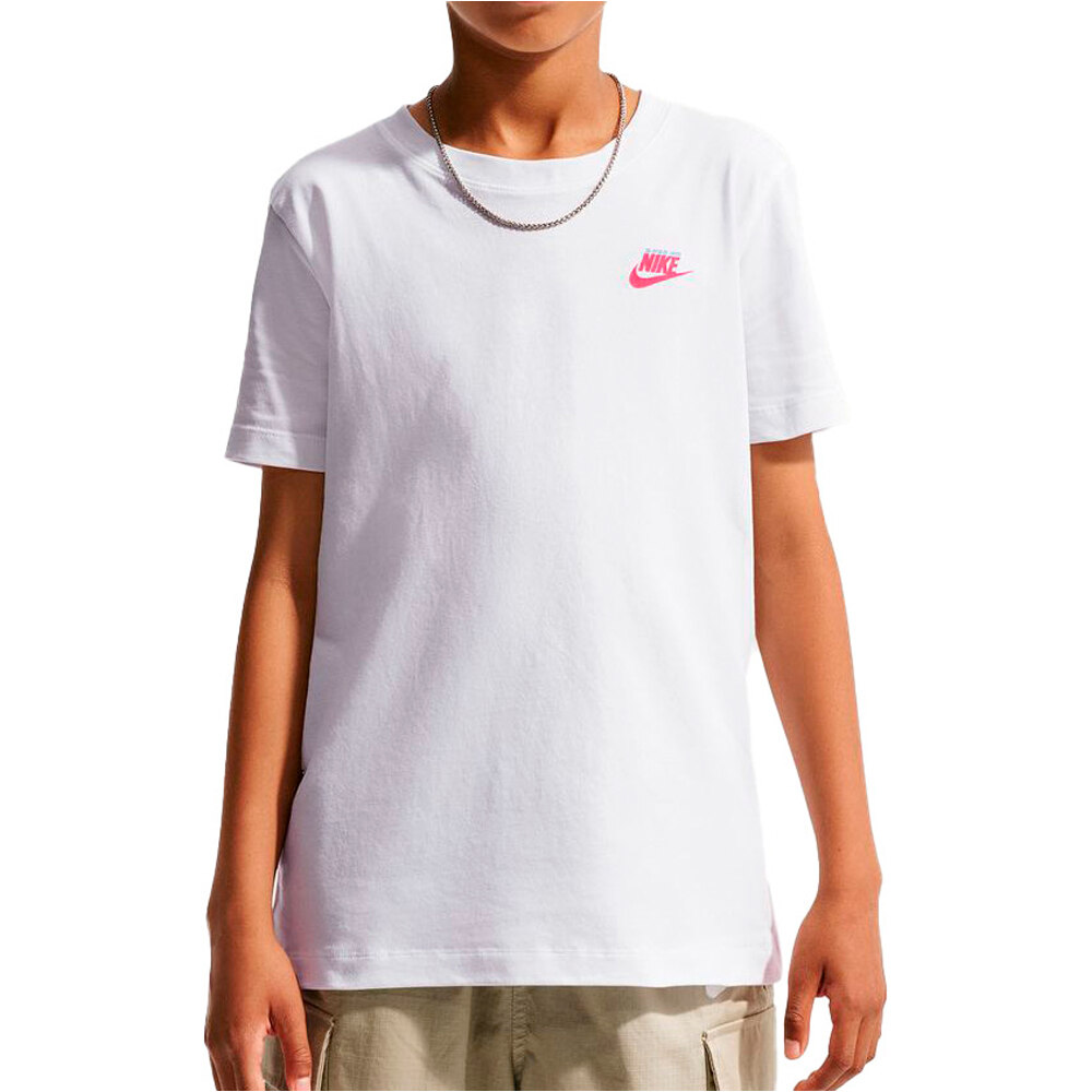 Nike camiseta manga corta niño K NSW TEE BREAD vista frontal