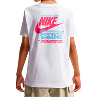 Nike camiseta manga corta niño K NSW TEE BREAD vista trasera