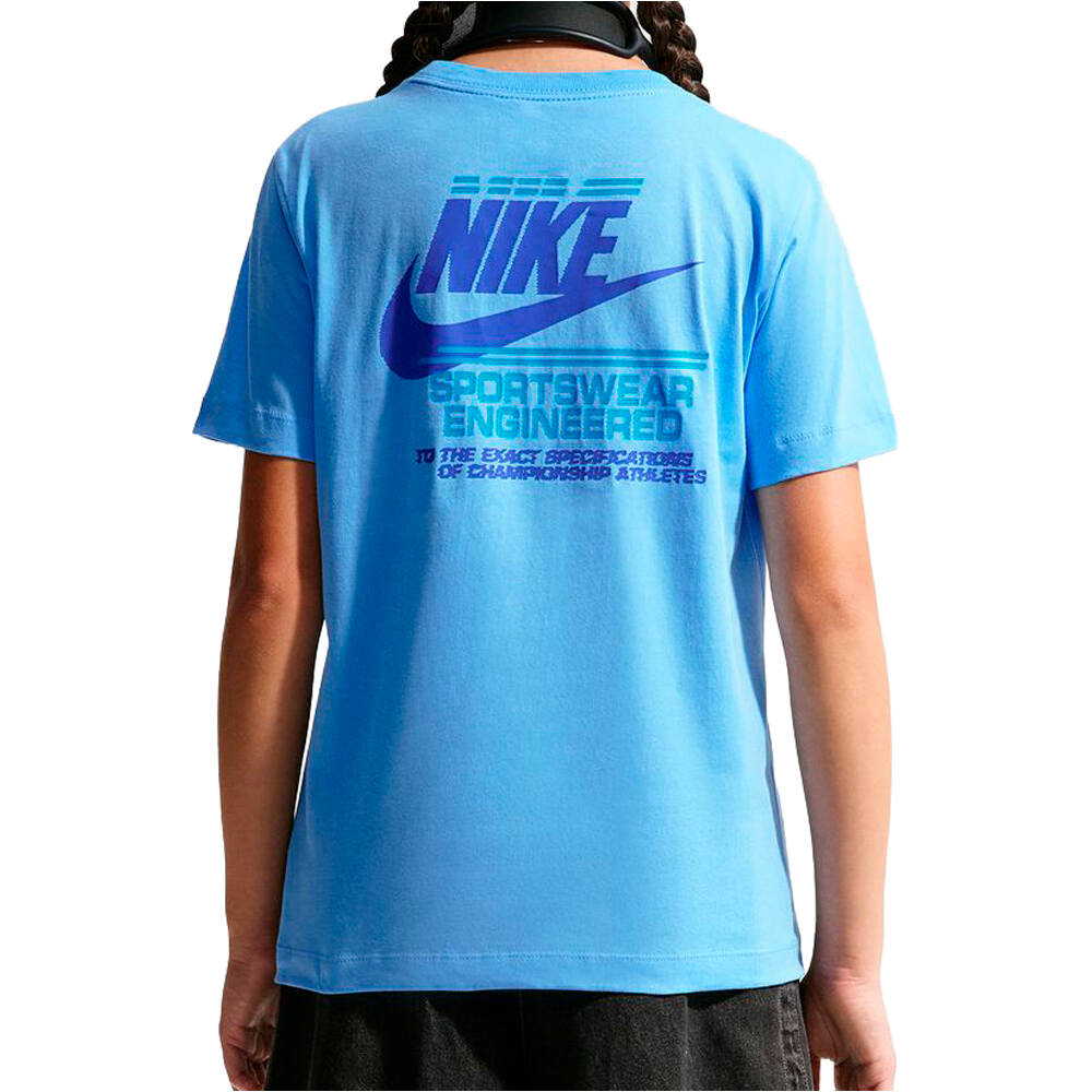 Nike camiseta manga corta niño K NSW TEE BREAD vista trasera