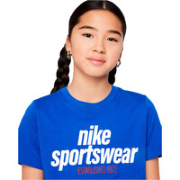 Nike camiseta manga corta niño K NSW TEE CLUB FAM vista detalle