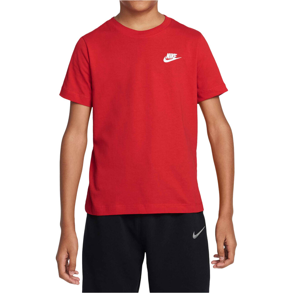 Nike camiseta manga corta niño K NSW TEE EMB FUTURA LBR vista frontal