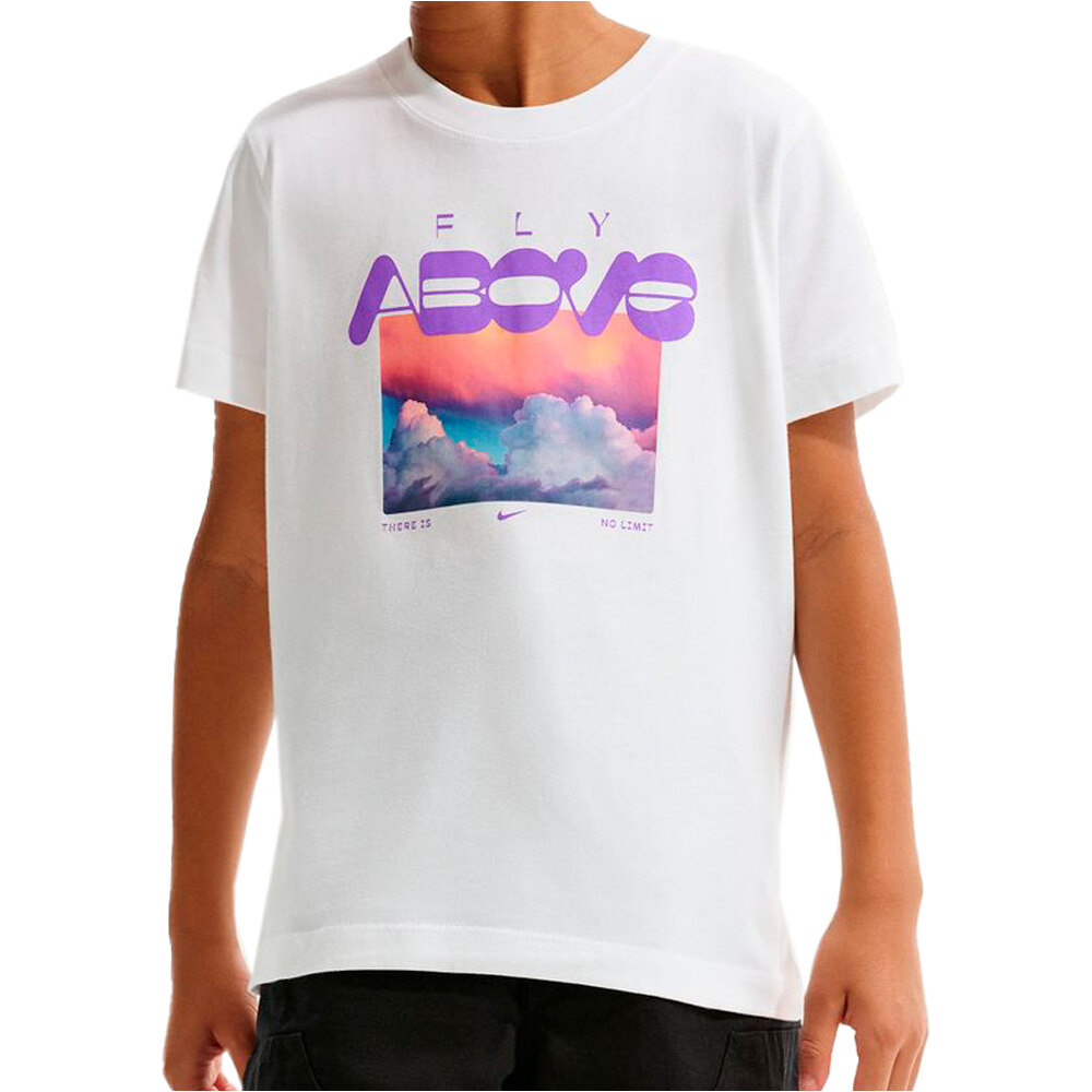Nike camiseta manga corta niño K NSW TEE FLY ABOVE vista frontal