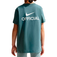 Nike camiseta manga corta niño K NSW TEE OFFICIAL vista trasera