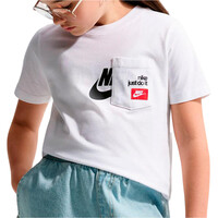 Nike camiseta manga corta niño M_K NSW TEE PKT FUTURA vista frontal