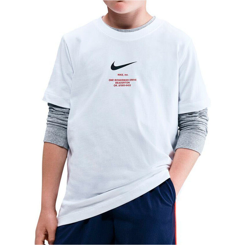 Nike camiseta manga corta niño X_B NSW ATHL TEE REG vista frontal