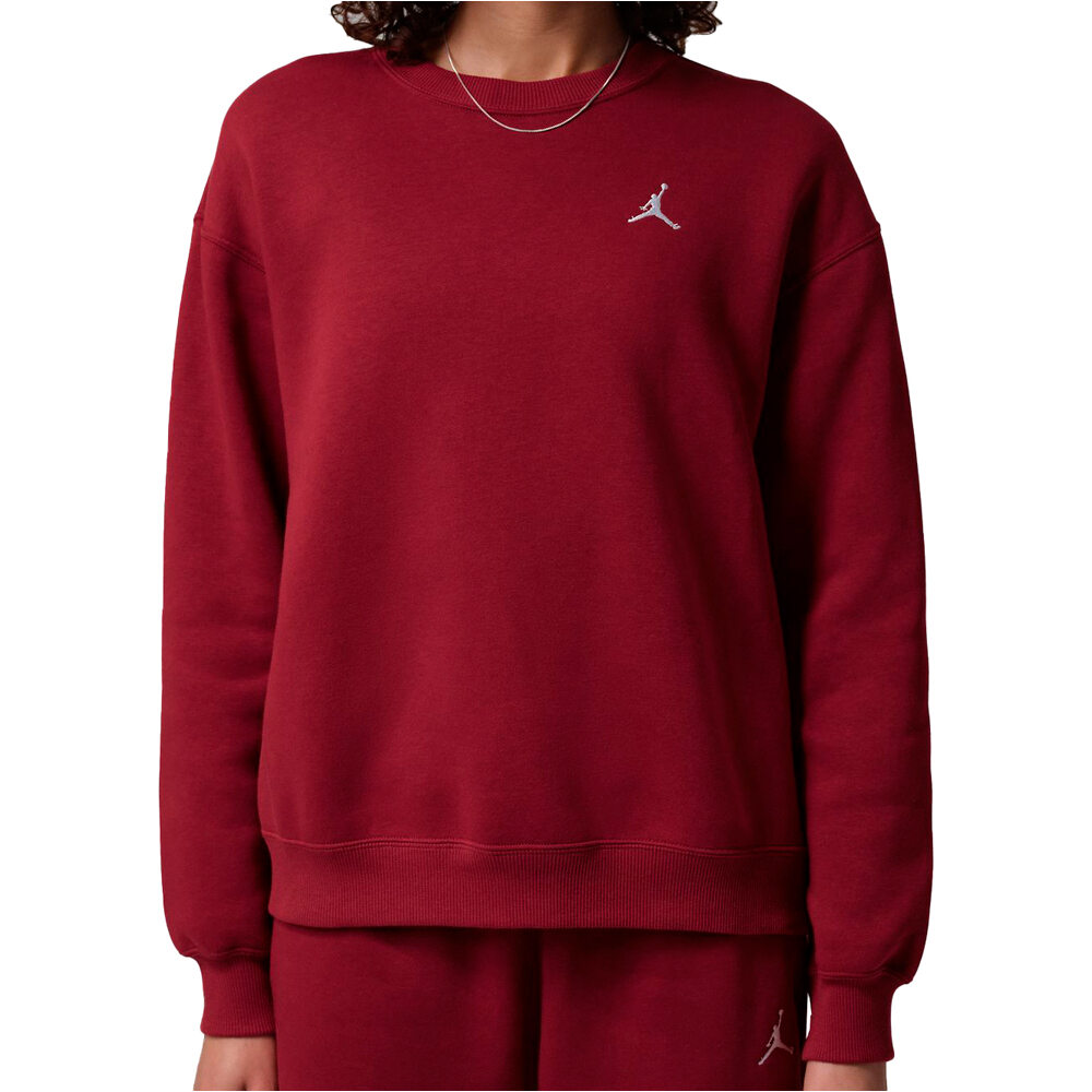 Nike camiseta manga larga mujer W J BRK FLC CREW  24 vista frontal