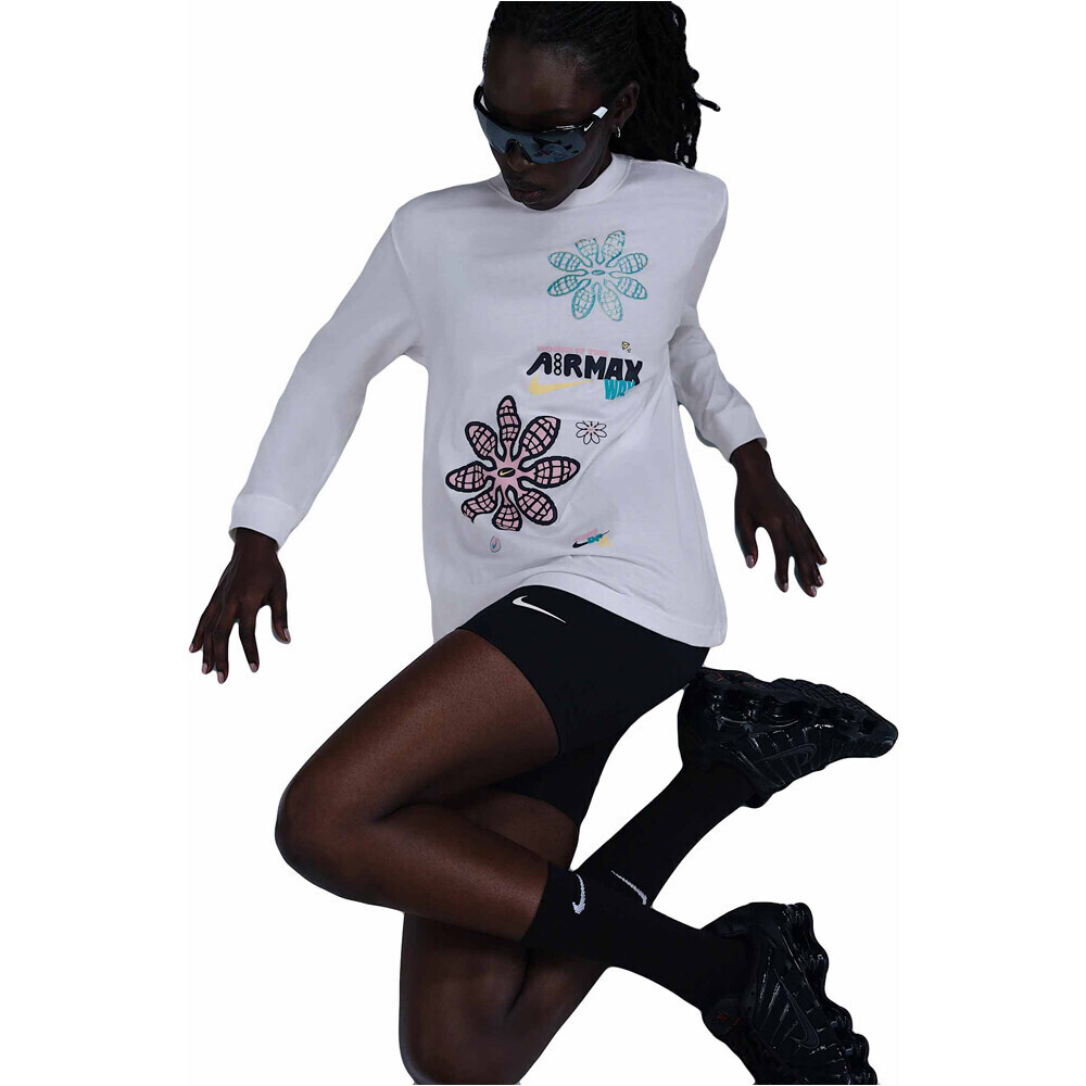 Nike camiseta manga larga mujer W NSW LS TEE AMD vista detalle