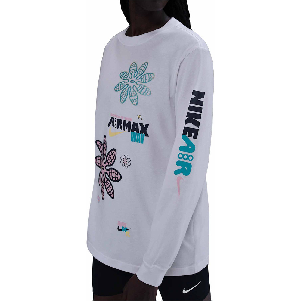 Nike camiseta manga larga mujer W NSW LS TEE AMD vista frontal