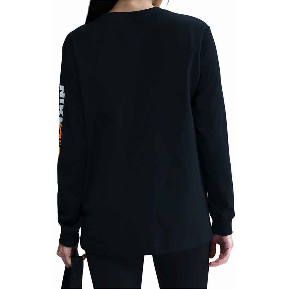 Nike camiseta manga larga mujer W NSW LS TEE AMD vista trasera