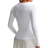 Nike camiseta manga larga mujer W NSW LS TEE RIB TIGHT vista trasera