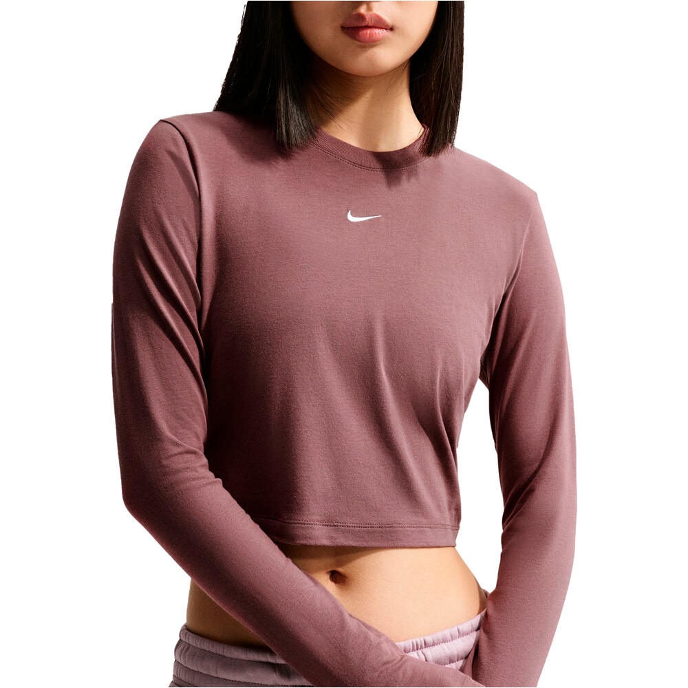 Nike camiseta manga larga mujer W NSW NK CHLL KNT LS CRP vista detalle