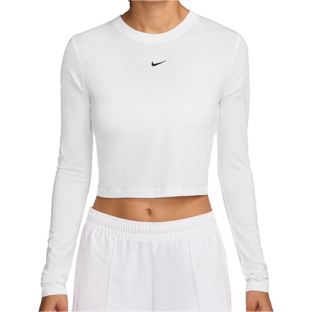 Nike camiseta manga larga mujer W NSW NK CHLL KNT LS CRP vista frontal