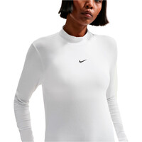 Nike camiseta manga larga mujer W NSW NK CHLL KNT MOCK TEE vista detalle