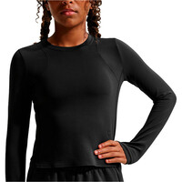 Nike camiseta manga larga niña G NK MAVN DF RIBBED LS TOP vista detalle