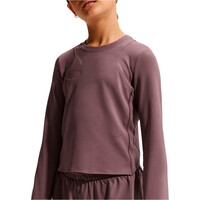 Nike camiseta manga larga niña G NK MAVN DF RIBBED LS TOP vista detalle